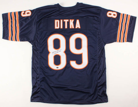 Mike Ditka Signed Chicago Bears Jersey (Schwartz COA) 5xPro Bowl (1961-1965)