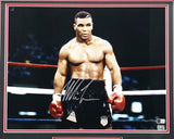 Mike Tyson Autographed Framed 16x20 Photo (Damaged) Beckett BAS QR #BM18522