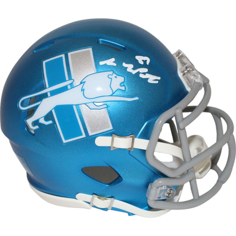 Sam LaPorta Autographed Detroit Lions Alt 23 Mini Helmet Beckett 43219