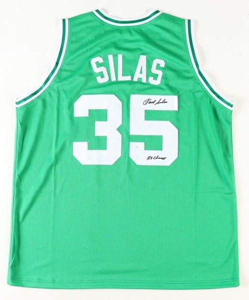 Paul Silas Signed Boston Celtics Jersey Inscribed "3xChamps" (JSA COA) Forward