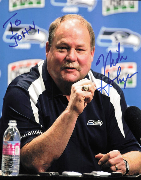 Mike Holmgren Autographed Signed 11x14 Photo Seattle Seahawks SKU #243992