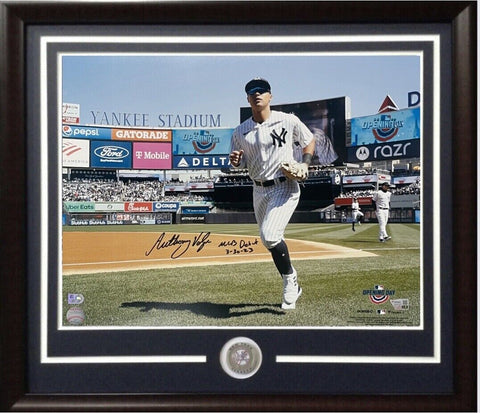 Anthony Volpe Yankees Signed 16x20 Framed Photo MLB Debut Rookie Auto Fanatics