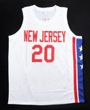 Micheal Sugar Ray Richardson Signed New Jersey Nets Jersey / JSA COA /4xAll Star