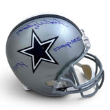 Randy White Autographed Signed Cowboys VSR4 Rep Helmet w/ Inscriptions - PSA