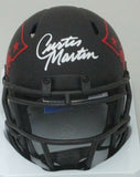 Patriots Hall of Famer CURTIS MARTIN Signed Riddell ECLIPSE Mini Helmet AUTO PSA