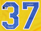Bill Lee Signed Savannah Jersey Inscribed "G0 Bananas" & "Spaceman" (Beckett)