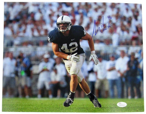 Michael Mauti Penn State/PSU Autographed/Signed 11x14 Photo JSA 131950