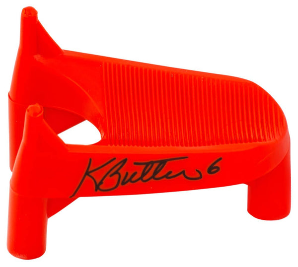 Kevin Butler Signed Pro Down Orange Football Kicking Tee - (SCHWARTZ COA)