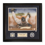 Derek Jeter Signed Autographed 16x20 Photo Framed w/ Game Used Dirt Steiner