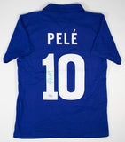 Pele Signed Brazil National Team Jersey (Beckett) 3xFIFA World Cup Champs