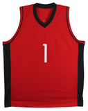 John Wall Authentic Signed Red Pro Style Jersey Autographed JSA Wit #WIT325920