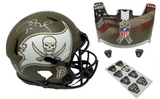 TOM BRADY Autographed Buccaneers STS Speed Ribbon Ed. Authentic Helmet FANATICS