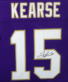 Washington Jermaine Kearse Autographed Signed Framed Purple Jersey MCS 70570