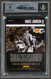Lakers Magic Johnson Signed 2015 Panini Black Gold #11 Card Auto 10! BAS Slabbed