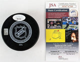 Bobby Hull "61 Cup Champions" Signed Chicago Blackhawks 2010 Logo Puck (JSA COA)