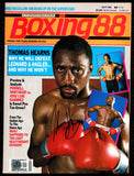 Thomas Hit Man Hearns Autographed Signed Magazine Beckett BAS QR #BM37837