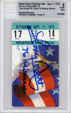 Tony Dorsett Autographed Ticket 9/11/76 Pitt Panthers BAS Slabbed 39903