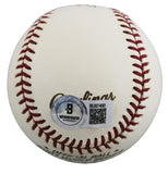 D-Backs Mark Grace Authentic Signed 2001 WS Logo OML Baseball BAS #BU87490