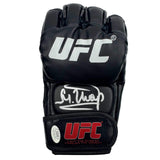 Autographed/Signed Sharaputdin Magomedov UFC MMA Black Glove Beckett BAS COA