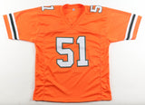 Jonathan Vilma Signed Miami Hurricanes Jersey (JSA) 2001 BCS National Champion