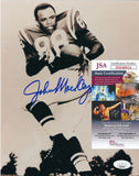 John Mackey Colts HOF Signed/Inscribed "#88" 8x10 B/W Photo JSA 149786