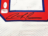 DETROIT PISTONS DENNIS RODMAN AUTOGRAPHED SIGNED WHITE JERSEY JSA STOCK #215730