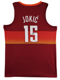Nikola Jokic Authentic Signed Red City Edition Pro Style Jersey Autographed JSA