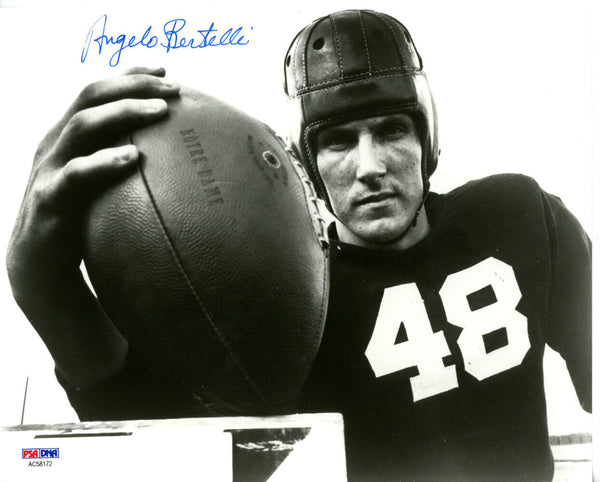 Angelo Bertelli Autographed Notre Dame Fighting Irish 8x10 Photo PSA 42489