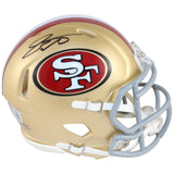Dee Winters Autographed/Signed San Francisco 49ers Mini Helmet Beckett WIT 53058