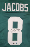 JOSH JACOBS SIGNED AUTOGRAPHED CUSTOM XL PRO STYLE JERSEY WITH BECKETT QR HOLO