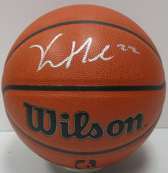 Bucks 2021 NBA Champ KHRIS MIDDLETON Signed Wilson Replica Basketball AUTO JSA