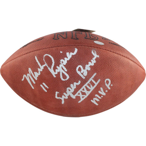 Mark Rypien Signed Washington Redskins AS IS Wilson Football SB MVP MM 55439