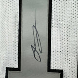 Framed Autographed/Signed Jakobi Meyers 35x39 Las Vegas White Jersey BAS COA