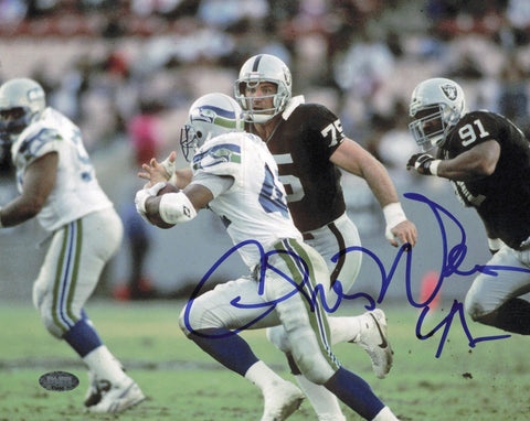 Chris Warren Autographed Signed 8x10 Photo Seattle Seahawks MCS Holo #63450
