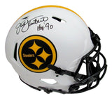 Jack Lambert HOF Signed/Ins Steelers Full Size Lunar Authentic Helmet JSA 164401