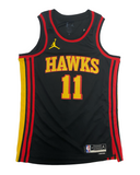 Trae Young Autographed "Ice Trae" Atlanta Hawks Nike Black Jersey Fanatics