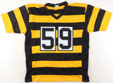 Jack Ham Signed Pittsburgh Steelers Bumble Bee Jersey Inscribed "HOF 88" (JSA)
