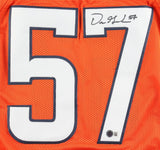 Dre Greenlaw Signed Denver Broncos Jersey (Beckett) Ex-Arkansas Razorback LB