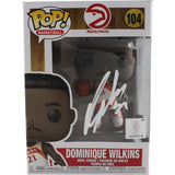 Dominique Wilkins Autographed Atlanta Hawks Funko Pop! #104 Beckett 50340