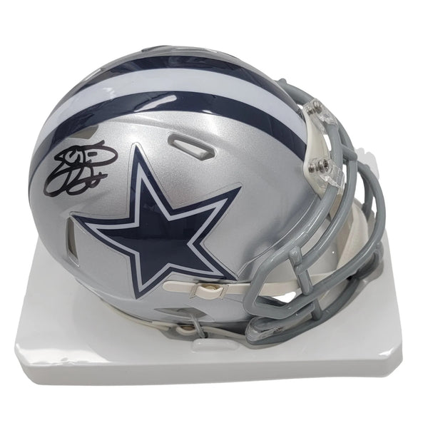 Emmitt Smith Autographed Dallas Cowboys Mini Helmet Beckett Authenticated
