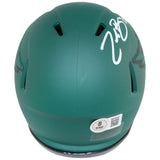 Zack Baun Autographed Philadelphia Eagles Rave Mini Helmet Beckett Witness 52877