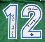Derek Harper Signed Dallas Mavericks "Retired 1/7/18" & "Go Mavs!" (Beckett)