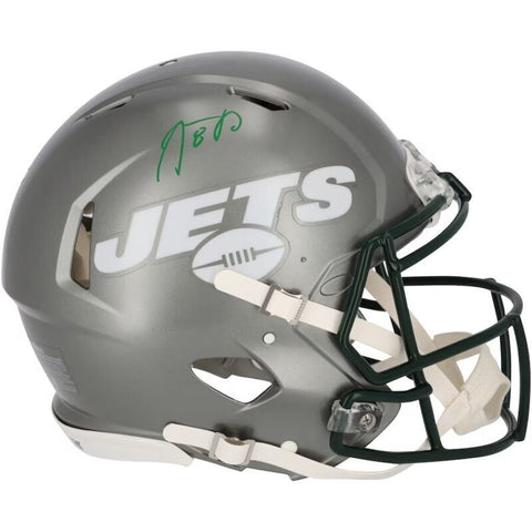 Aaron Rodgers Autographed New York Jets Flash Authentic Speed Helmet Fanatics