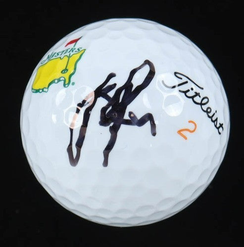 Justin Rose Signed Masters Golf Ball (Beckett) 3xMasters Runner-Up 2015, 17, 25