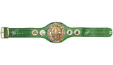 Mike Tyson & Evander Holyfield Auto Green WBC World Championship Boxing Belt JSA
