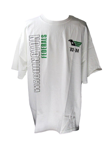 Washington Federals USFL NEW NWT Gridiron Greats The Retro Collection T-Shirt