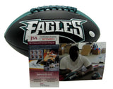 LeSean McCoy Signed/Autographed Eagles Logo Black Football JSA 159821