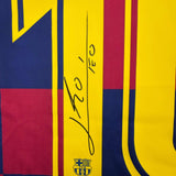 Autographed/Signed Lionel Leo Messi FC Barcelona Soccer Jersey Beckett BAS COA