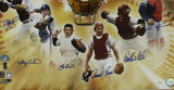 Baseballs Greatest Catchers Signed Framed 20x24 MLB Photo/Piazza, Berra, Bench