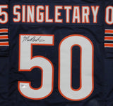 Bears MIKE SINGLETARY Signed Custom Replica Navy Chicago Jersey AUTO - BAS